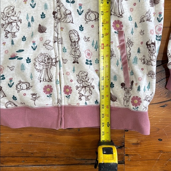 Disney Womens Pink Jacket Hooded Zipped Princess Size XL - Picture 7 of 11